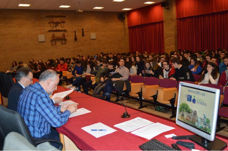 O Campus Terra da USC amosa a súa oferta académica e de servizos a estudantes de ensino medio de Lugo e A Coruña