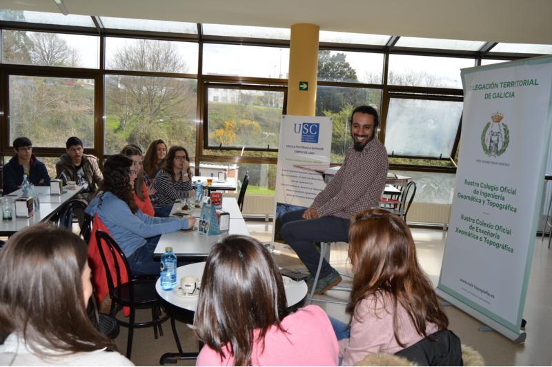 Marcos Rial fala no Campus Terra sobre enxeñaría e cooperación internacional no marco do proxecto ‘Xeomática e café’ 