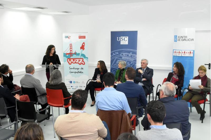 O centro Yuzz-Santiago inaugurou a oitava edición do programa Santander Yuzz ‘Mozos con ideas’