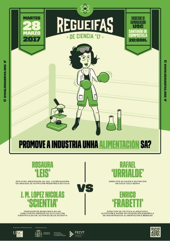 Volven as regueifas de ciencia cun debate sobre a alimentación sa