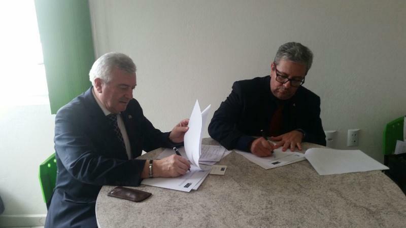 O reitor reforza lazos con institucións brasileiras