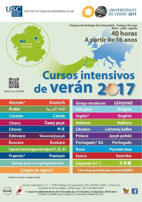 A Universidade de Verán da USC oferta 45 cursos monográficos en once localidades
