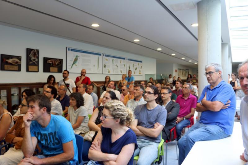 Francisco Canosa presentou no Museo de Historia Natural a súa unidade didáctica Xeoloxía de Galicia