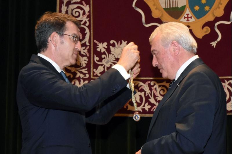 O Colexio de Fonseca acolleu o nomeamento de novos académicos de honra e numerarios da Academia Xacobea