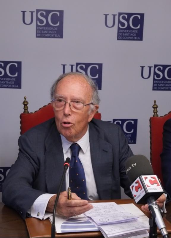 Marcelino Oreja Aguirre, galardoado co XXI Premio Internacional Grupo Compostela–Xunta de Galicia