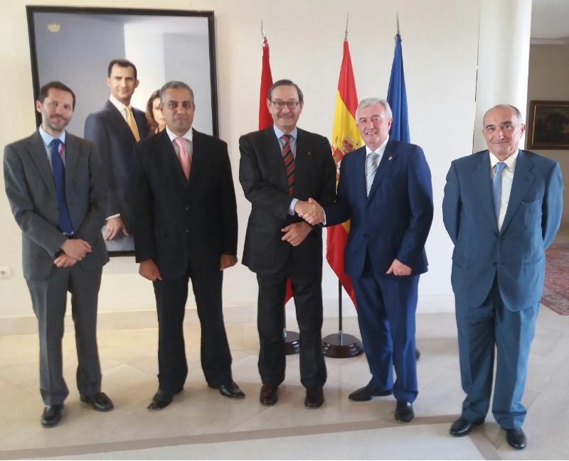 O reitor Juan Viaño visitou Rabat para fortalecer e ampliar as colaboracións coas universidades marroquís