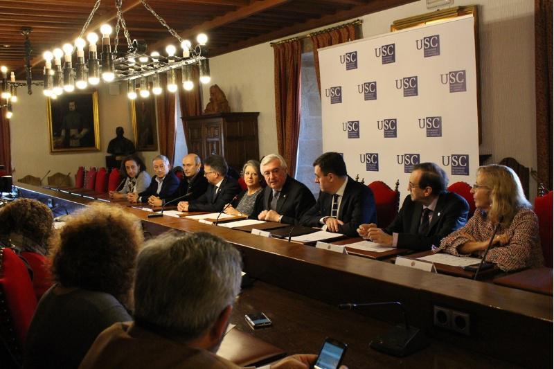 A USC e a Xunta de Galicia asinan un convenio para o desenvolvemento de accións estratéxicas de I+D+i nos Campus de Santiago e Lugo