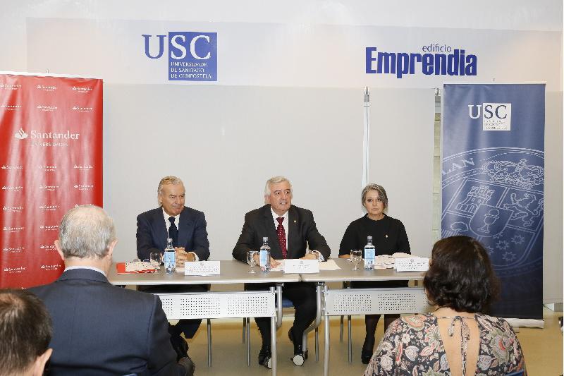 USC e Banco Santander recoñecen o labor dos proxectos finalistas do Acelerador de Transferencia