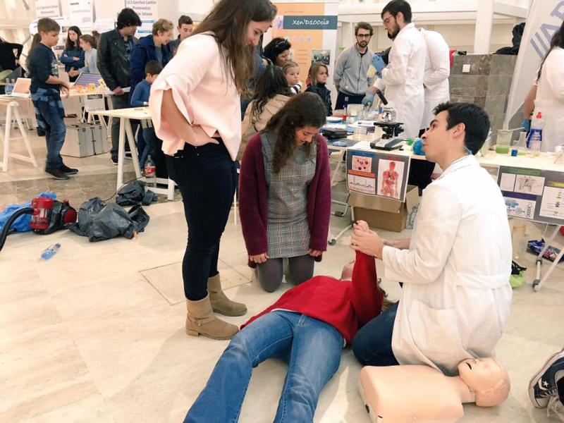 A asociación de estudantes da USC Scienceffect volve gañar o premio do público da Maker Faire Galicia