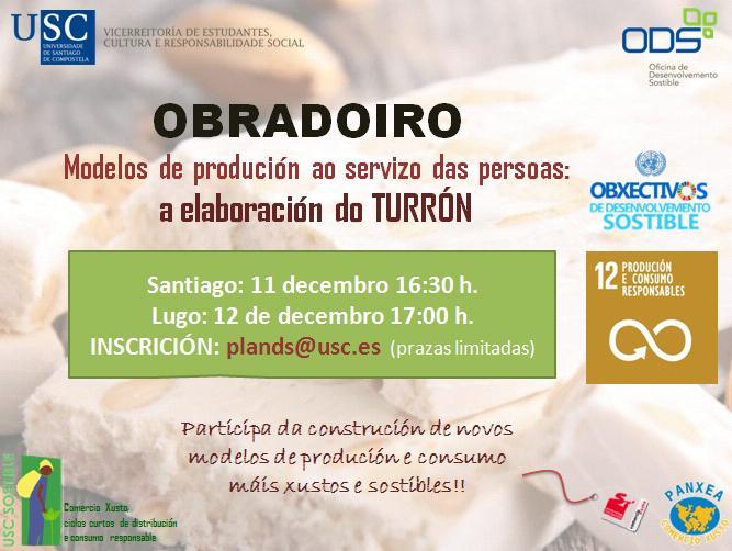 Obradoiros de café e turrón no marco do proxecto USC sostible