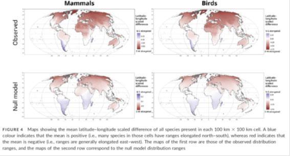 Zoólogos identifican un novo patrón macroecolóxico na distribución das especies animais polo planeta