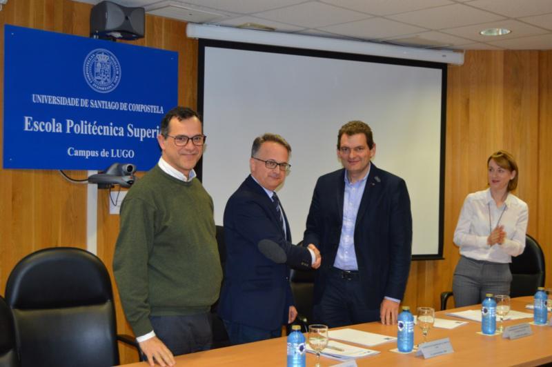 As empresas de 1º transformación de madeira de Lugo ofrecen prácticas e emprego a estudantes da EPS de Enxeñaría 