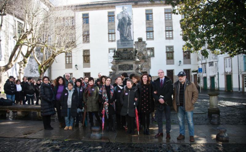Concepción Arenal preside este mes a Praza de Mazarelos