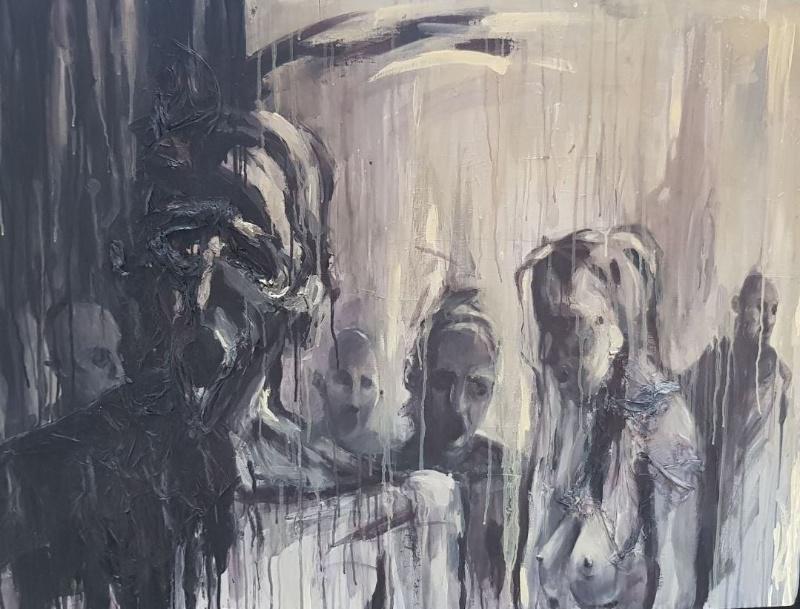 Sara Piñeiro gaña o sétimo certame de pintura CreArte coa obra ‘Holocausto’