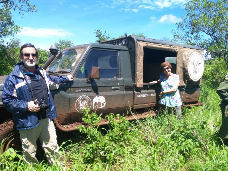 O grupo Invesaga do Campus Terra da USC analiza co Servizo de Fauna de Kenia infeccións parasitarias de elefantes e rinocerontes
