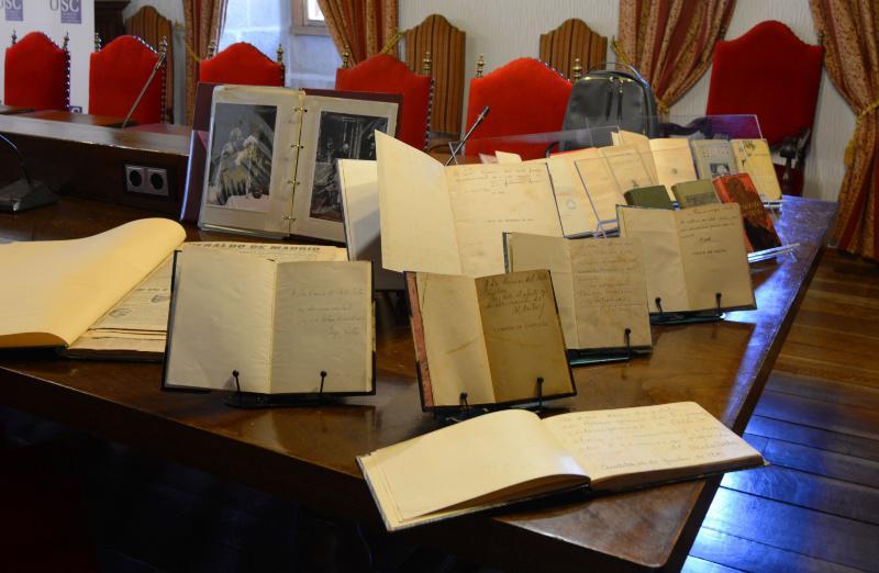 A USC recibe a biblioteca persoal de Valle-Inclán