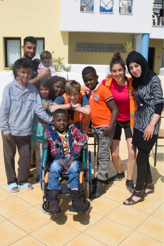 Voluntarias do Campus Terra da USC no berce de Pitágoras