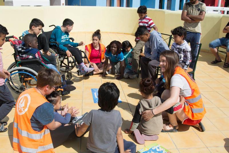 Voluntarias do Campus Terra da USC no berce de Pitágoras