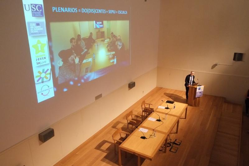 Alumnado da USC traballa na gobernanza participativa do patrimonio cultural de Compostela