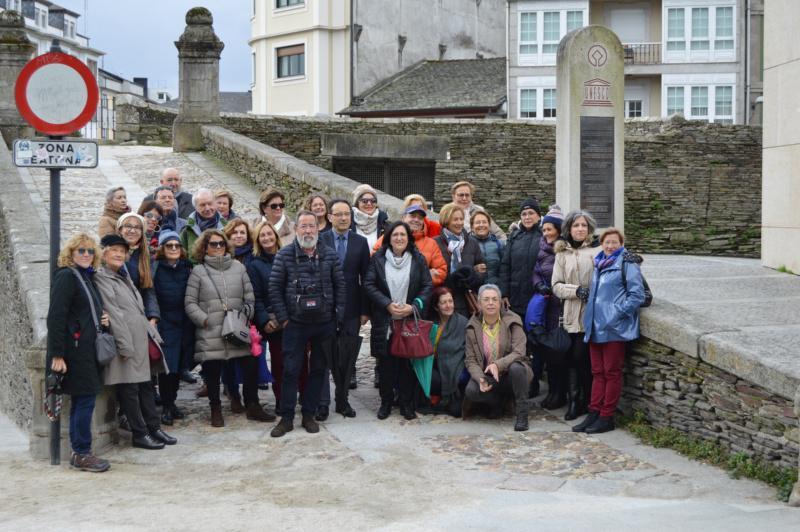 Recepción dunha delegación estudantes sénior da Universidade de La Laguna na Vicerreitoría de Coordinación do campus de Lugo