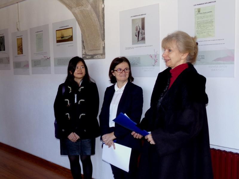 Unha mostra no Claustro alto do Colexio de Fonseca conmemora o 150 aniversario do inicio de relacións diplomáticas entre Xapón e España