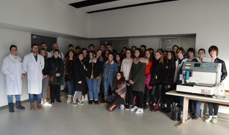 O ciclo ‘Ciencia para novos investigadores’ comeza na Facultade de Ciencias coa visita de alumnado do IES Ollos Grandes de Lugo