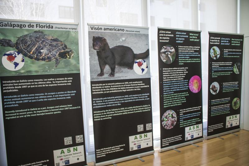 O Museo de Historia Natural incorpora expositores temporais sobre invasións biolóxicas