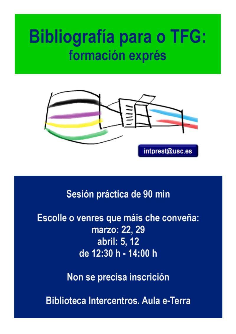 A Biblioteca Intercentros inicia ao alumnado do campus de Lugo na elaboración de traballos finais de grao cun curso exprés