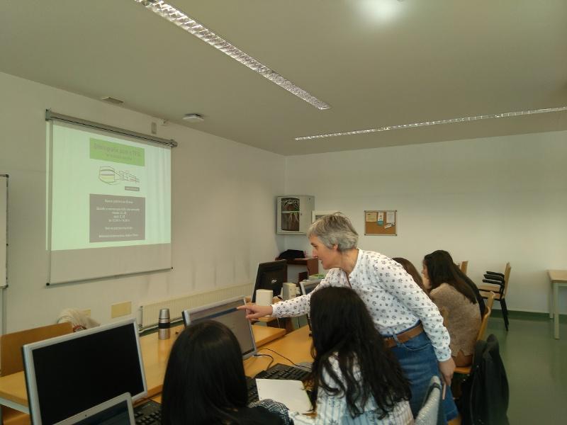A Biblioteca Intercentros inicia ao alumnado do campus de Lugo na elaboración de traballos finais de grao cun curso exprés