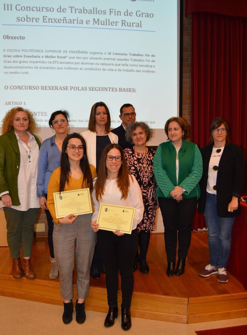 Os premios Enxeñaría e Muller Rural distinguen os proxectos dun paso peonil sobre o Camiño de Santiago e dunha adega en Mos 