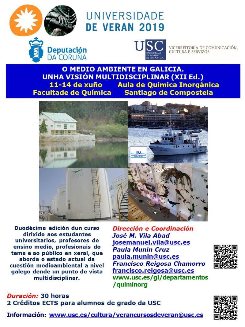 Un curso de verán en Santiago analiza a cuestión ambiental en Galicia