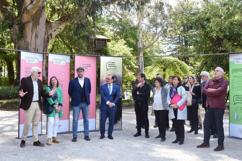 A mostra ‘A cidade, o Camiño e nós’ explora a percepción da cidadanía sobre Compostela