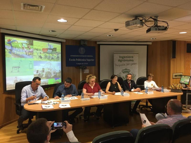 A EPSE e o Coleixo de Enxeñeiros Agrónomos distinguen a Sergio García e Marta Rodríguez cos Premios Fin de Carreira San Cidre 