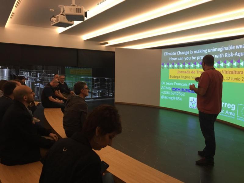 A USC forma a viticultores da Ribeira Sacra na preparación de viñedos contra o cambio climático co proxecto RiskAquaSoil