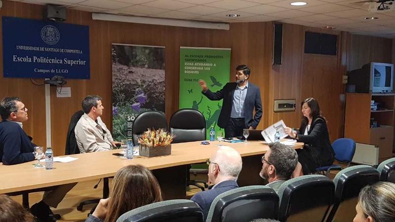 FSC España celebra unha xornada sobre certificación forestal na EPS de Enxeñaría como preludio da asamblea anual deste xoves