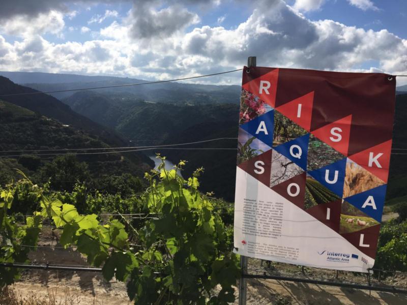 A USC forma a viticultores da Ribeira Sacra na preparación de viñedos contra o cambio climático co proxecto RiskAquaSoil