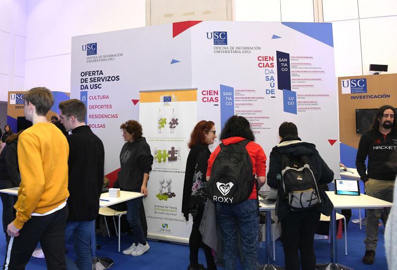 A II Feira da Innovación mostra a actividade investigadora e docente da USC ao alumnado de secundaria