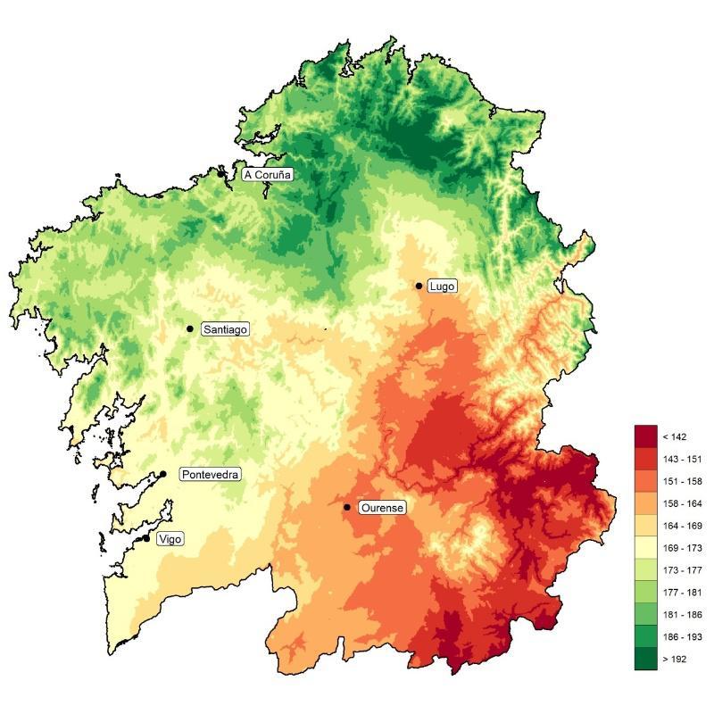 Abadín, Ponteareas e Val do Dubra son os concellos galegos que lideran diversos récords pluviométricos nas últimas dúas décadas