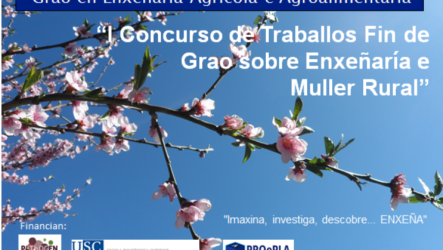 El I Concurso de Trabajos Fin de Grado sobre Ingeniería y Mujer Rural de la EPS del Campus Terra distingue a Verónica Gómez y Alberto Santín