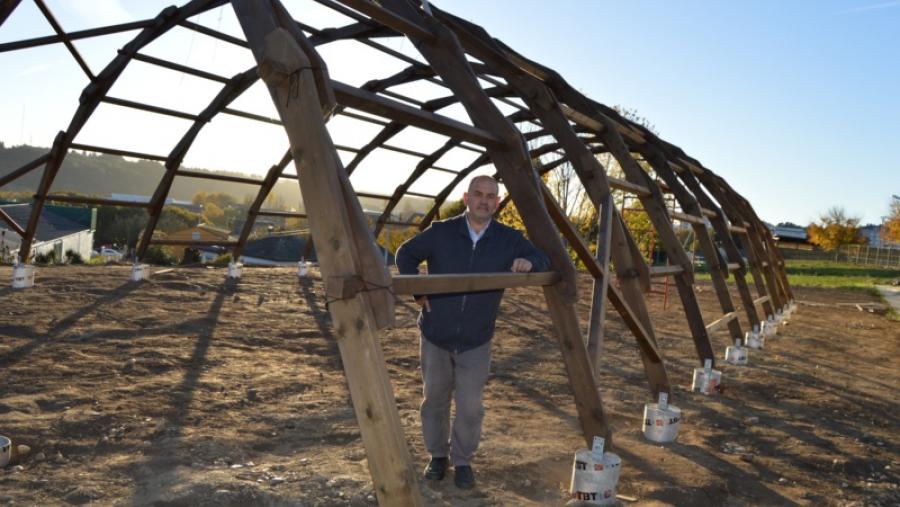 Ingeniería de palo en el Campus Terra de la USC