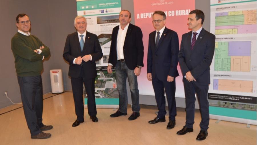 USC y Diputación firman el convenio para la Granja Experimental del Campus Terra, que estará operativa a mediados de 2018 