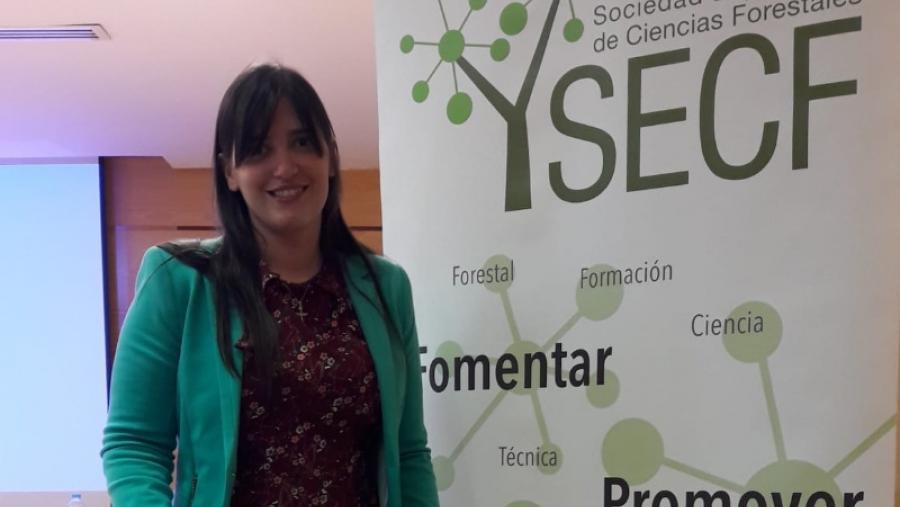 La Sociedad Española de Ciencias Forestales premia un trabajo sobre grandes incendios de la ingeniera de Montes Cecilia Alonso