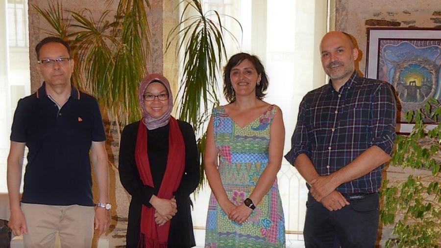 Indonesia explora en el Campus Terra de la USC salidas para mejorar la sostenibilidad de sus plantaciones de arroz