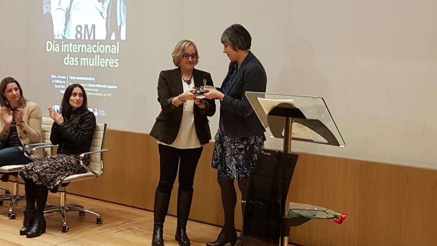 La vicerrectora de Servicios del campus de Lugo reivindica una universidad "femenina y feminista" en el Día Internacional de las Mujeres