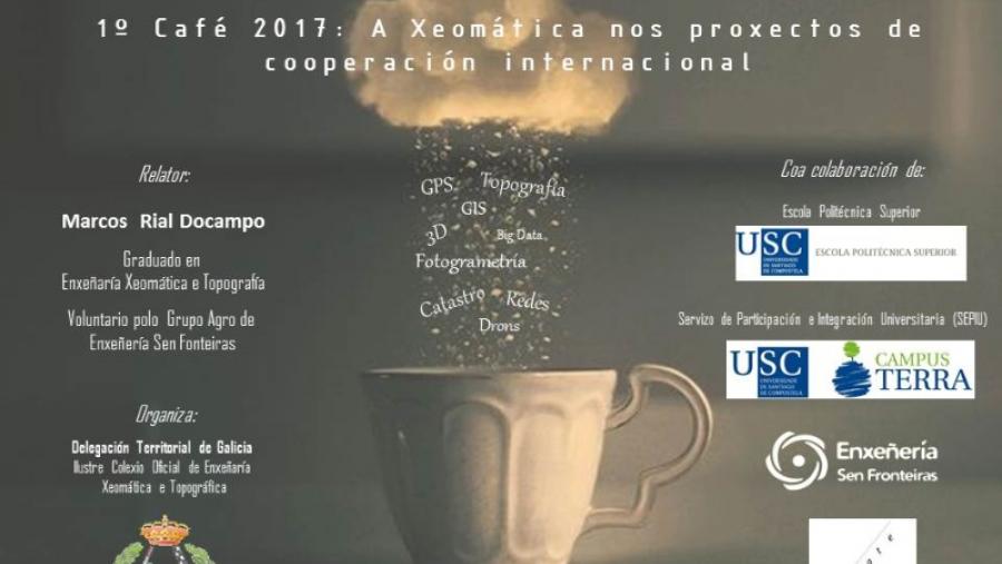 El ciclo ‘Xeomática e café’ echa a andar en la EPS del Campus Terra el jueves 30 con un foro sobre ingeniería y cooperación