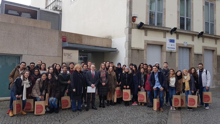 El Campus Terra de la USC dio la bienvenida a cuarenta nuevos alumnos internacionales procedentes de ocho países 