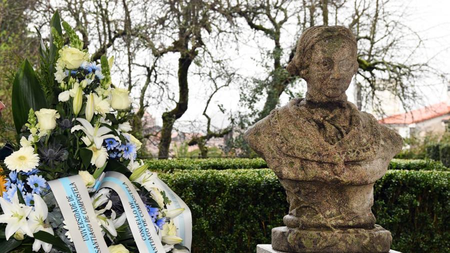 Busto na honra de Concepción Arenal. FOTO: Santi Alvite