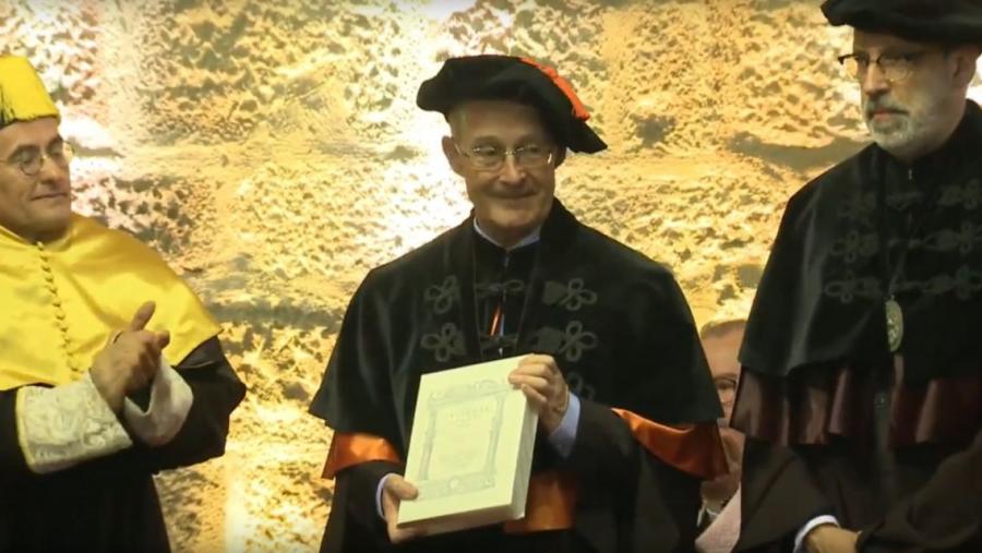 Carracedo na cerimonia de investidura.