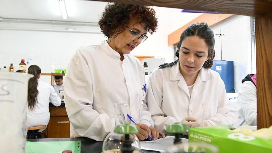 Laboratorio da USC. FOTO: Santi Alvite
