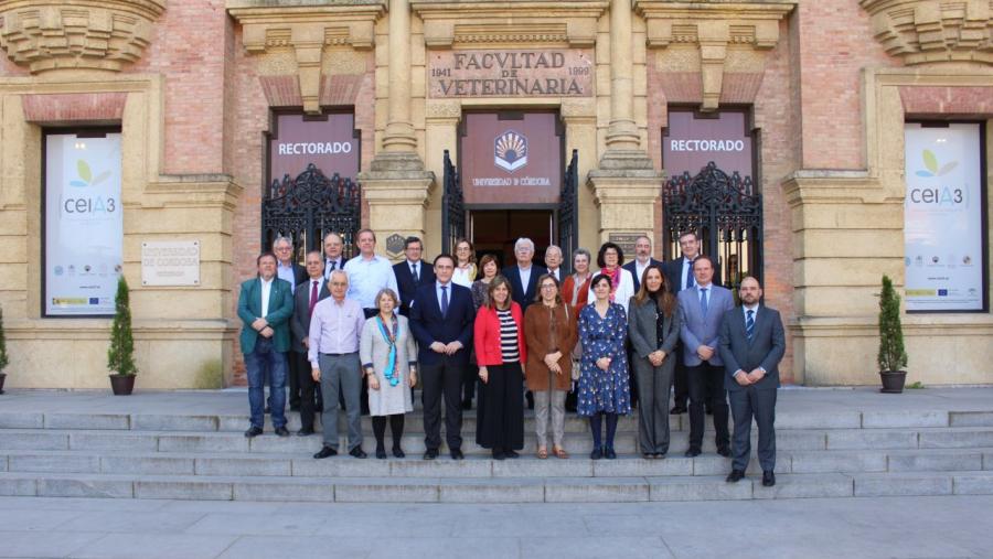 Participantes na reunión da Rede CEI's da Fundación Triptolemos celebrada na Universidade de Córdoba